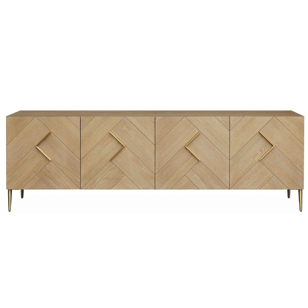 BUFETERO VD192408-0# HAWAII 4PUERTAS  240X50X79CM NATURAL OAK 655#