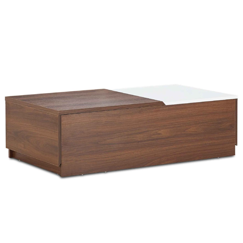 MESITA B008TC8140008# WALNUT/WHITE# 129X70X39CM