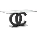 MESA COMEDOR VIDRIO DI-23# 160X90X76CM