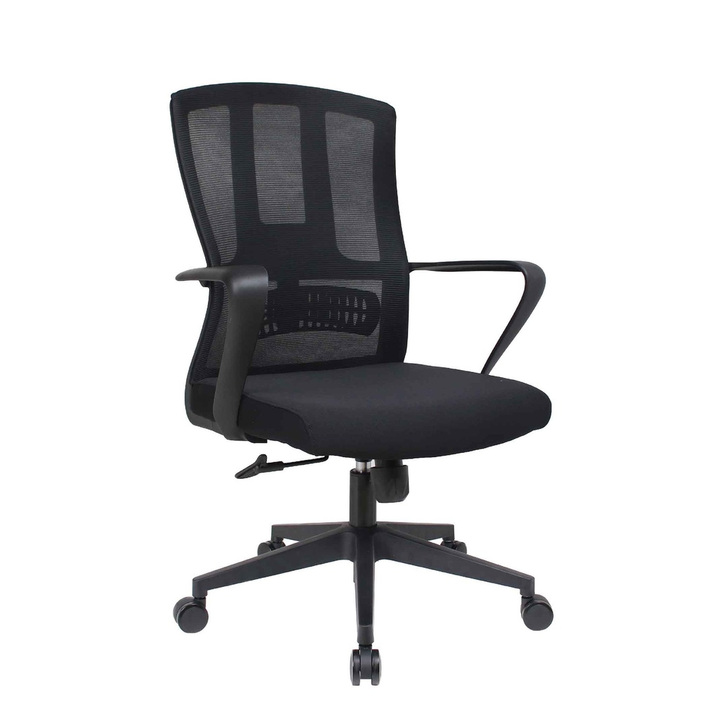 SILLA OFICINA FX-1023M# NEGRA C/BRAZO