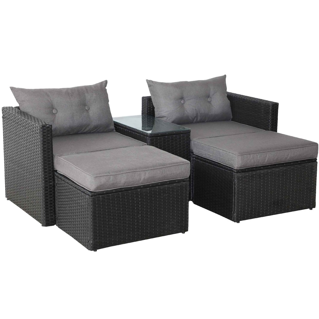 MIMBRE SOFA GC-51302-SRP+GF-51001-SRP+GT-12146-SRG# COJINES F186# 1CJ