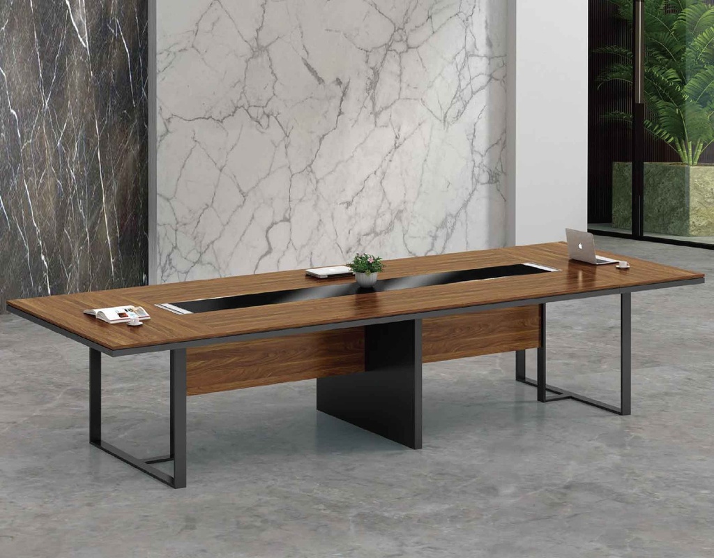 MESA DE CONFERENCIA KE-402# TP904# GRIS 360X130X76CM