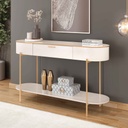 ART DE REMATE CONSOLA CAREN# 34492.174# OFF-WHITE 135X78X39CM