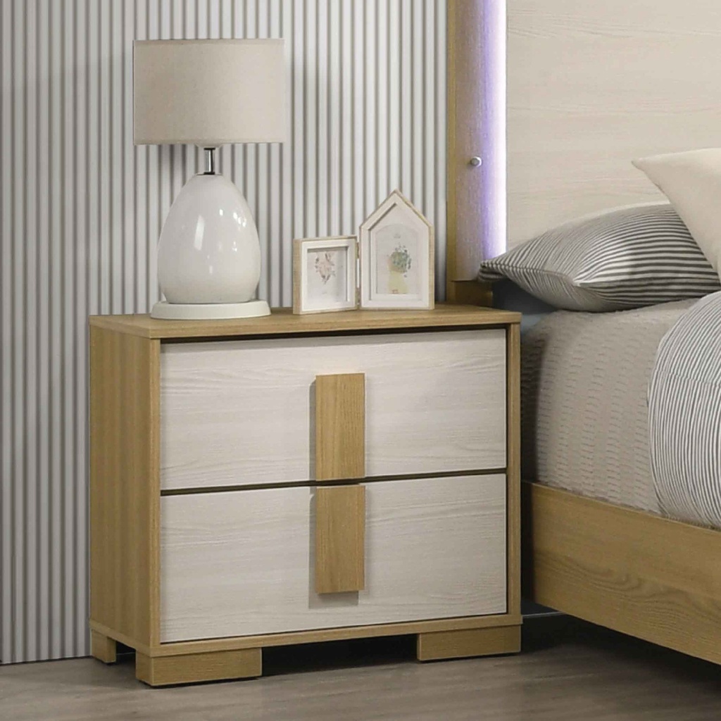 MESITA DE NOCHE FD 0407A-NS # MCGUINNES# COLOR VINIL 9049-15 MB 3D#