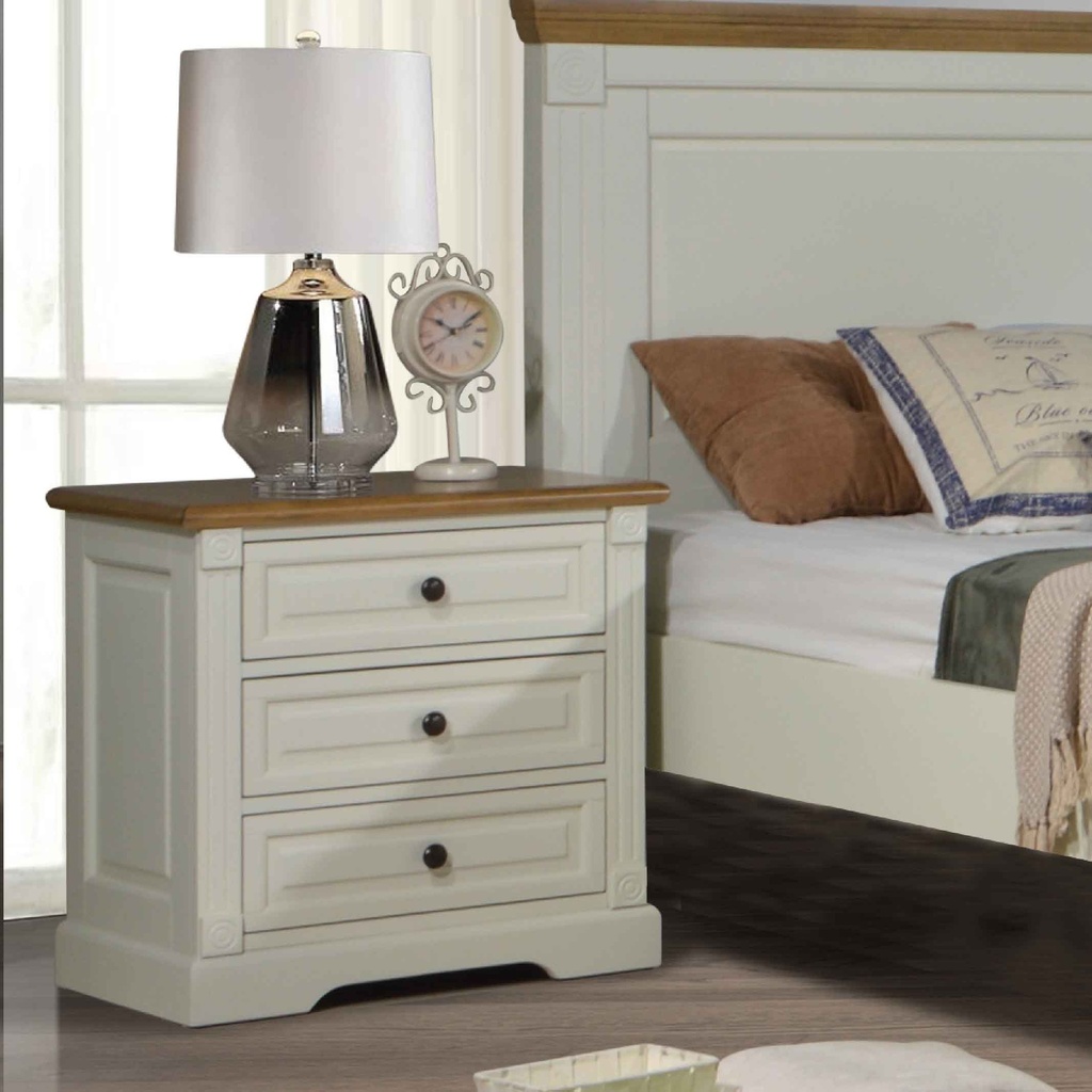 MESITA DE NOCHE BORDEAUX# CF318# 3GV 66X43X66CM