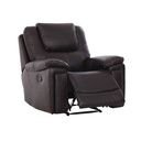 SOFA RECLINABLE VINIL RR5108DF51D# CHOCOLATE-H354# 1PUESTO