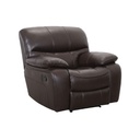 SOFA RECLINABLE VINIL RR9931UF51D# 1 PUESTO CHOCOLATE-H355# 