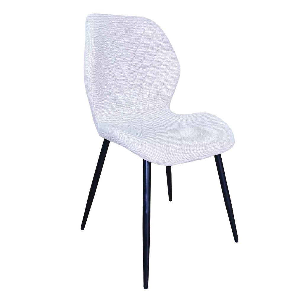 SILLA DE COMEDOR GDC1256Aa-6# PATAS DE METAL NEGRO