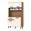 KIT DE COCINA B109-127# NATURE/OFF WHITE 180X105X38CM