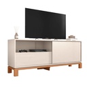 GABINETE P/TV MONDRIAN 1.5# MAX TV 55" OFF WHITE MR/FREIJO# 150X36X61CM