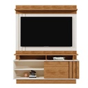 CENTRO DE ENTRETENIMIENTO HOME GOIAS# 2001154# 781# OFF WHITE/AMENDOA 150X33X185CM 2 CJ 