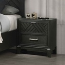 MESITA DE NOCHE B125-2# 2GV CHARCOAL