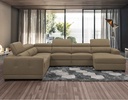 SOFA TELA L* LY8906# BJ3020-5# CHOCOLATE  1S+CR+2S+J+CH 5PZ