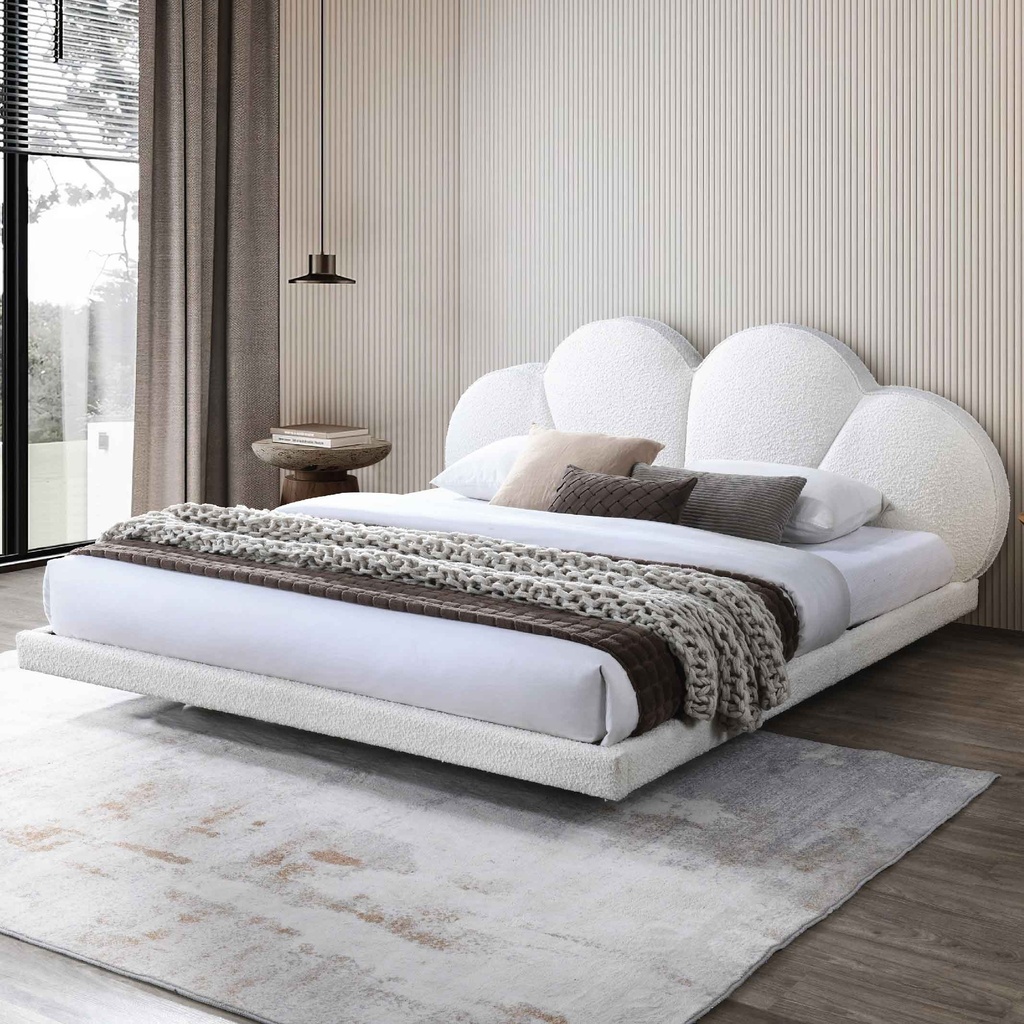 CAMA QUEEN 1.53X2.03M BBT61331 # YHJ# 7# IVORY FLOTANTE 3CJ