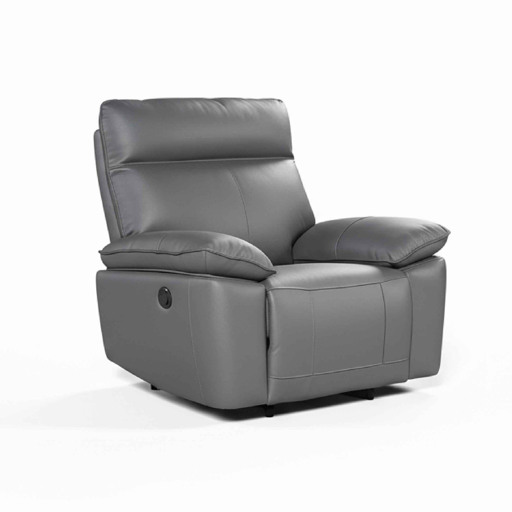 SOFA RECLINABLE CUERO/VINIL YB2475# 1 PUESTO