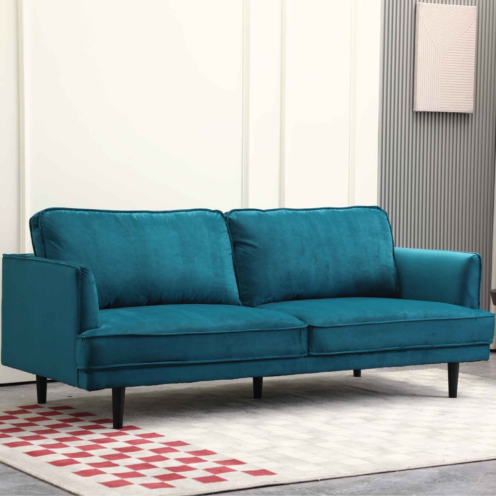 SOFA TELA SS3482AF65D# GREEN-D305# 3PUESTOS 
