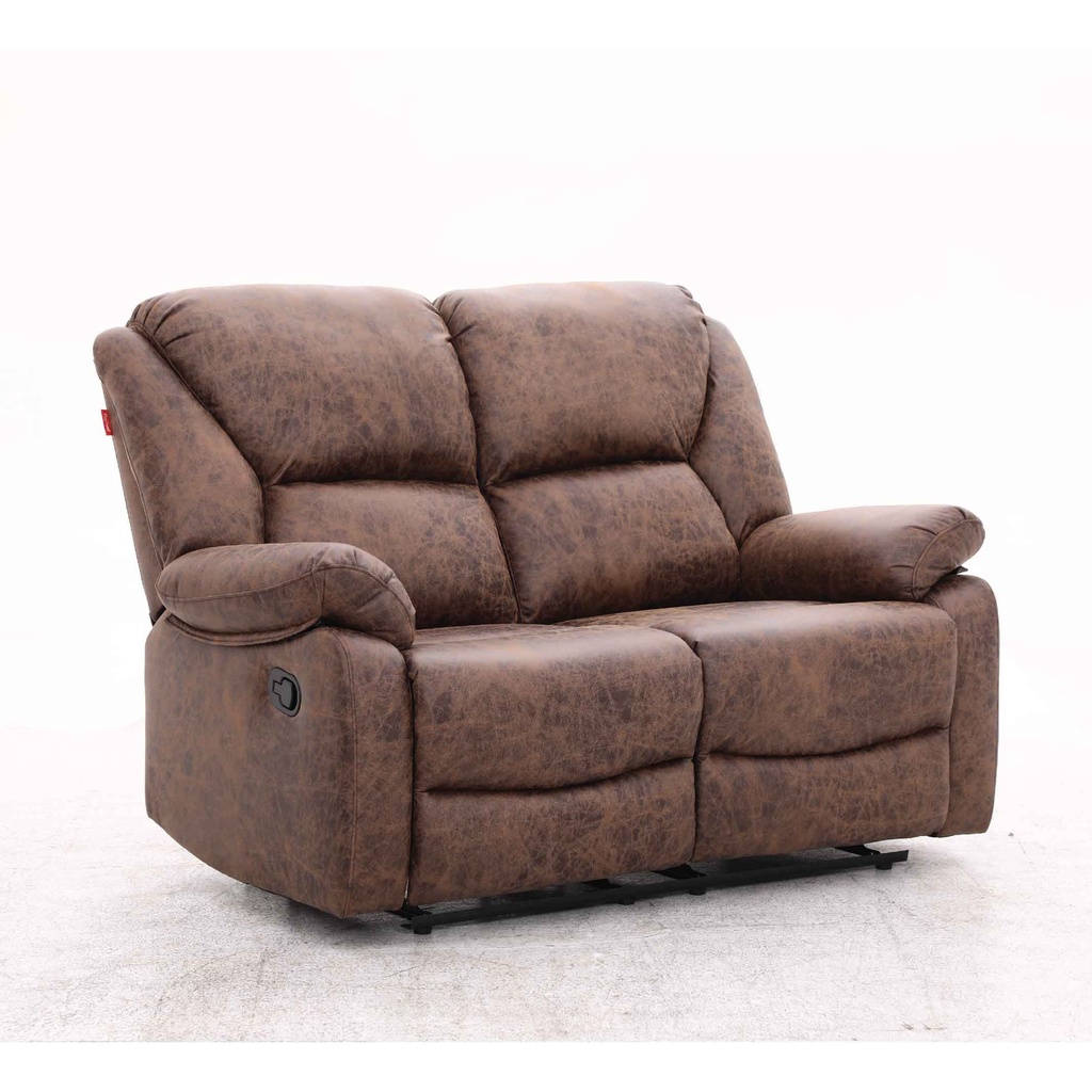 SOFA RECLINABLE TELA RR5619AF52DM# 2 PUESTOS BROWN-J146#