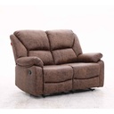 SOFA RECLINABLE TELA RR5619AF52DM# 2 PUESTOS BROWN-J146#