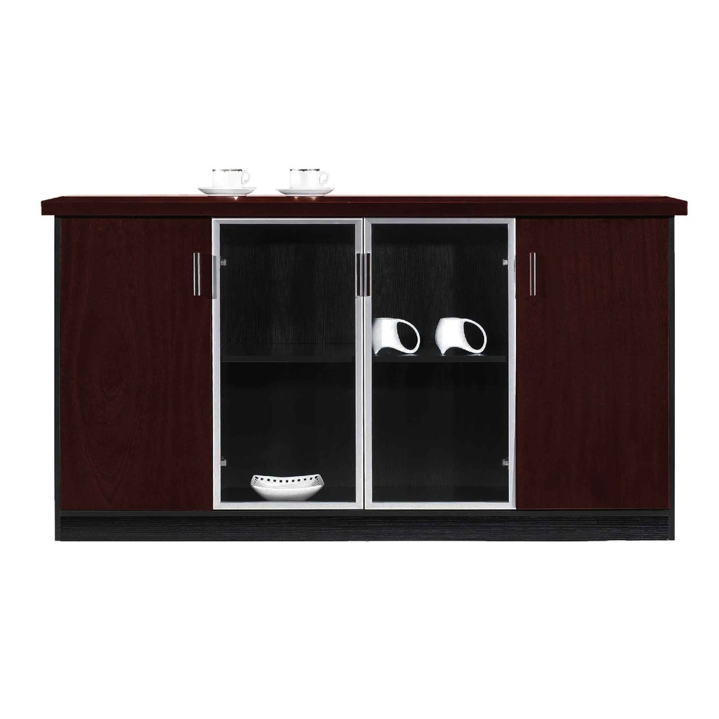 CREDENZA LN-909-D# VENEER/WALNUT P-033# 160X40X90CM