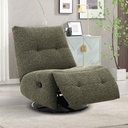 SOFA RECLINABLE GIRATORIO TELA CR0449AF71N# 1 PUESTO MECEDORA Y GIRATORIO