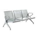 SOFA OFICINA METAL W9801K-3# 3PTS SILVER TODO METAL 2CJ