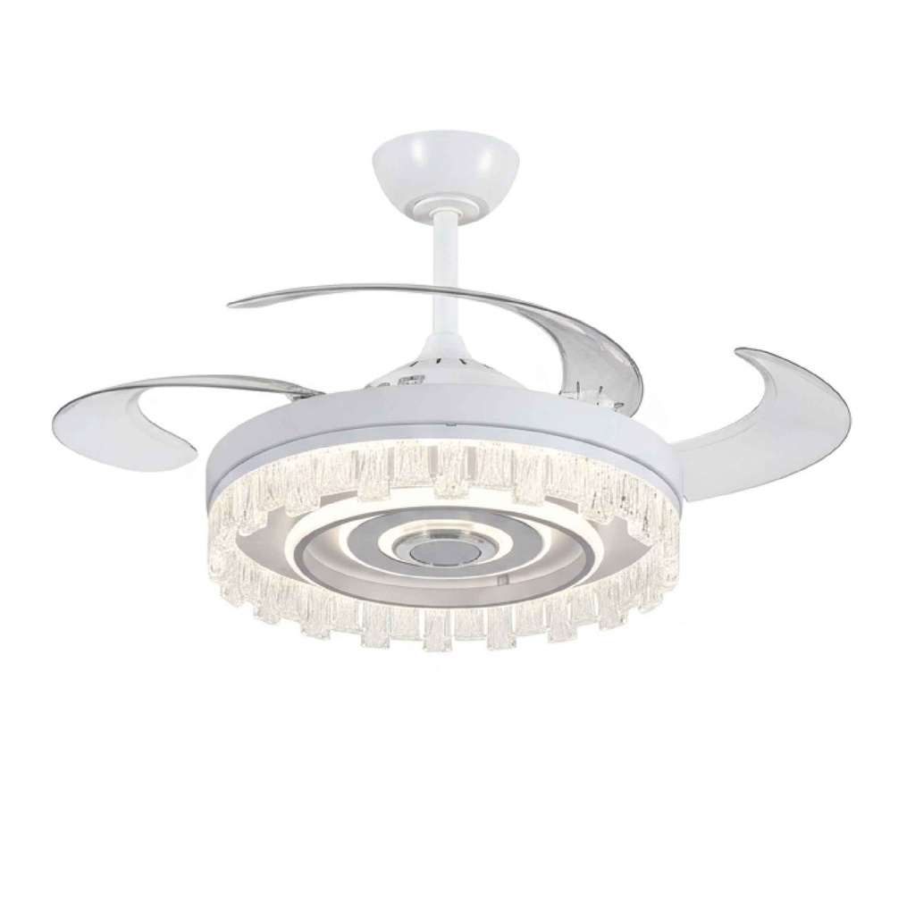 ABANICO DE TECHO CON LAMPARA 9116# LED BLUETOOTH