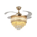 ABANICO DE TECHO CON LAMPARA 5086# LED BLUETOOTH