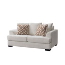 SOFA TELA XF64903# 2 PUESTOS CREMA# 