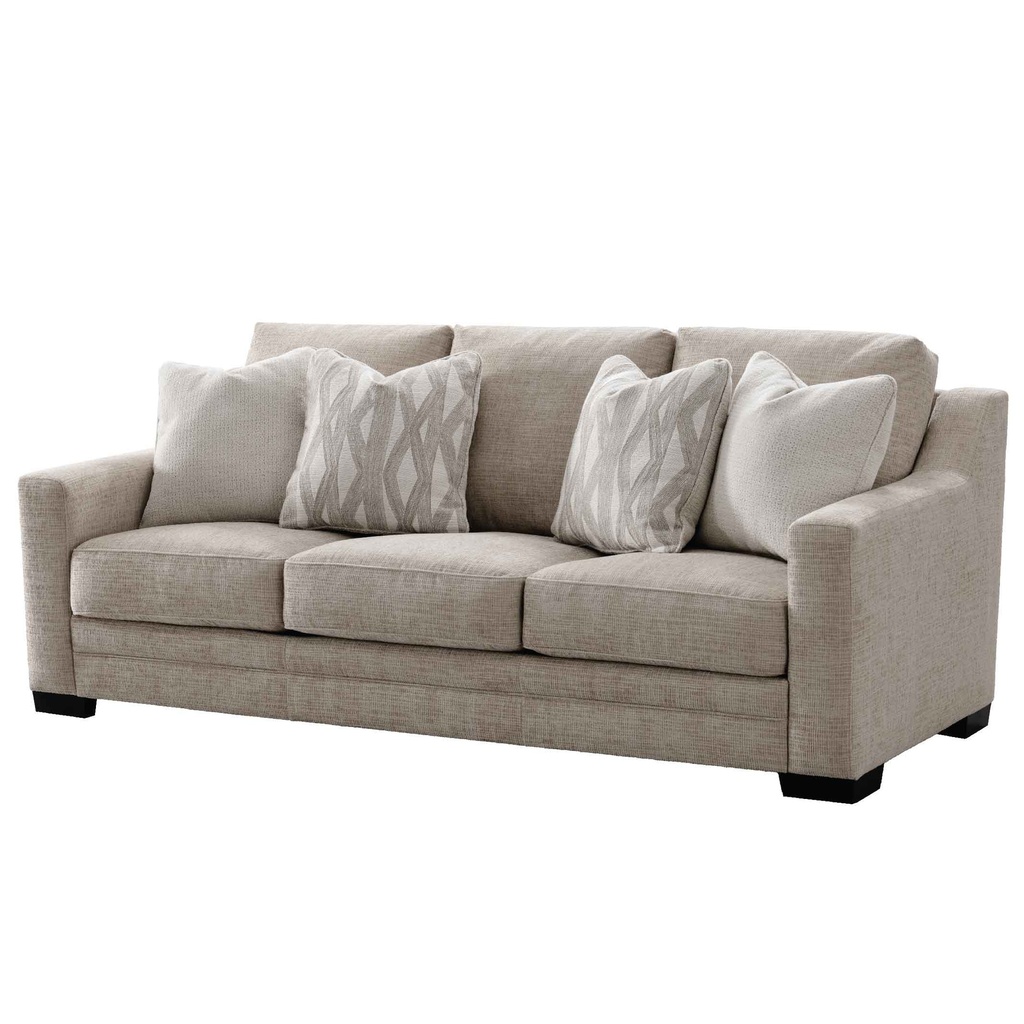 SOFA TELA XF65101# 3 PUESTOS CREMA#  
