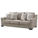 SOFA TELA XF65101# 3 PUESTOS CREMA#  