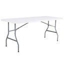 MESA PLASTICA ZS-RF180P# RECT PLEGABLE C/ SOBRE SOLIDO 183X74X74CM