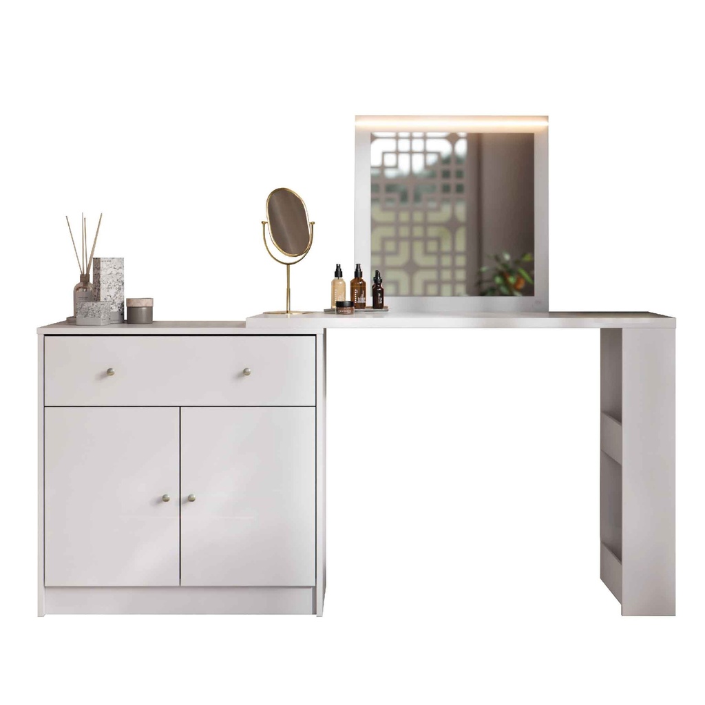 PEINADORA+LATERAL AURA# 300341# 511# BLANCA LUZ LED