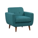 SOFA TELA GDS0176VA-1# 4260520# COLOR BLUE LINEN 1 PUESTO