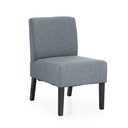 SILLA POLTRONA TELA 571721# XXY0010CA-SKD# GREY LINEN# 1 PUESTO