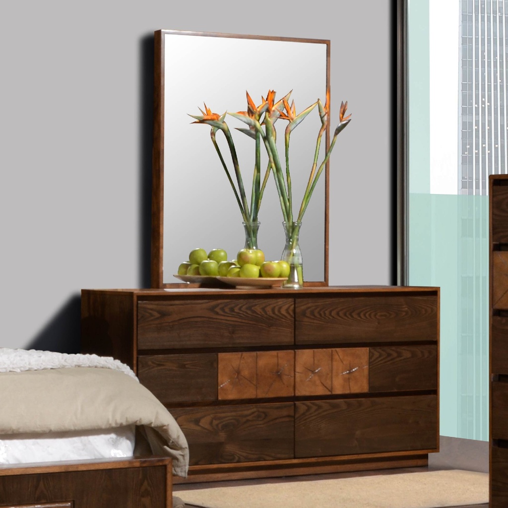 PEINADORA HILLWOOD# COLOR WALNUT CHERRY 6GAV 140X45X169CM