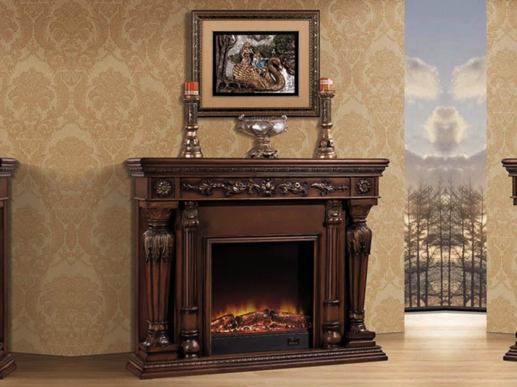 CHIMENEA VA258S# F2-A# CHOCOLATE 130X32X110CM 110V VA048#