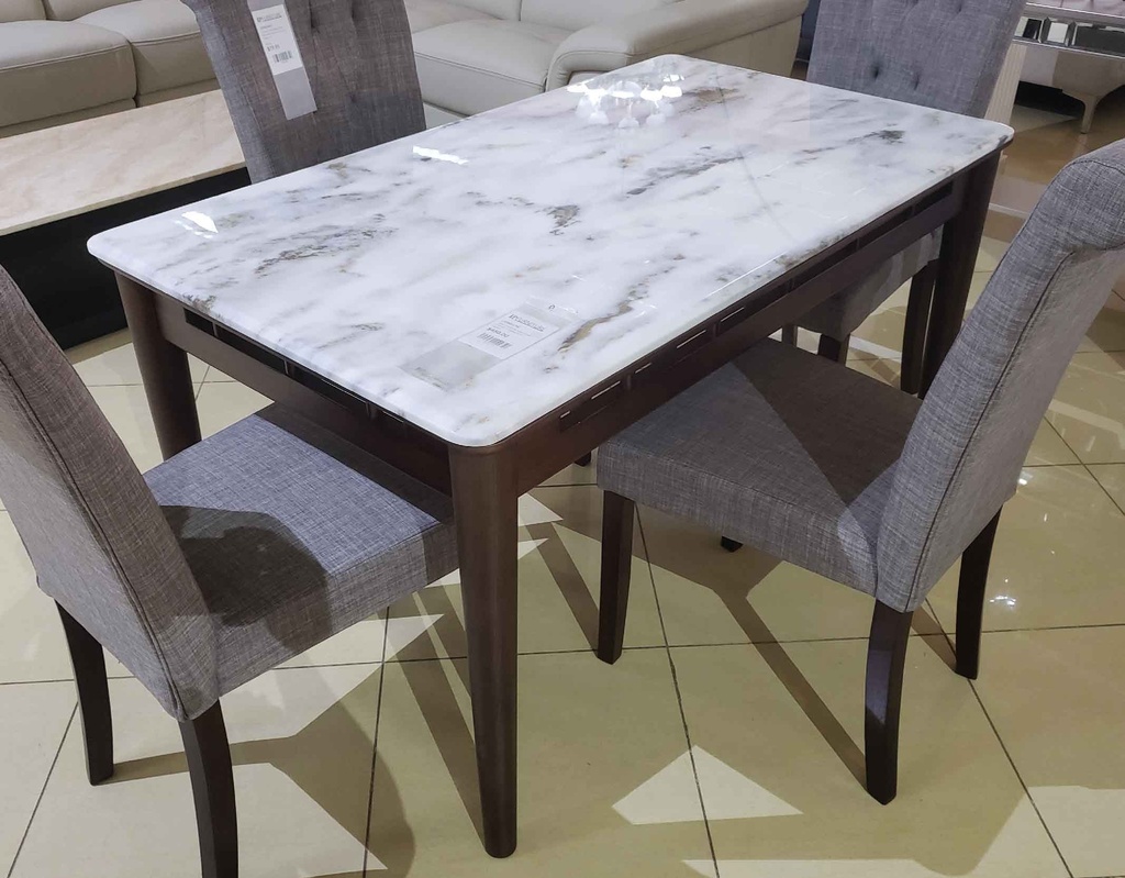 MESA COMEDOR MARMOLINA 179# RECT 140X80X75CM