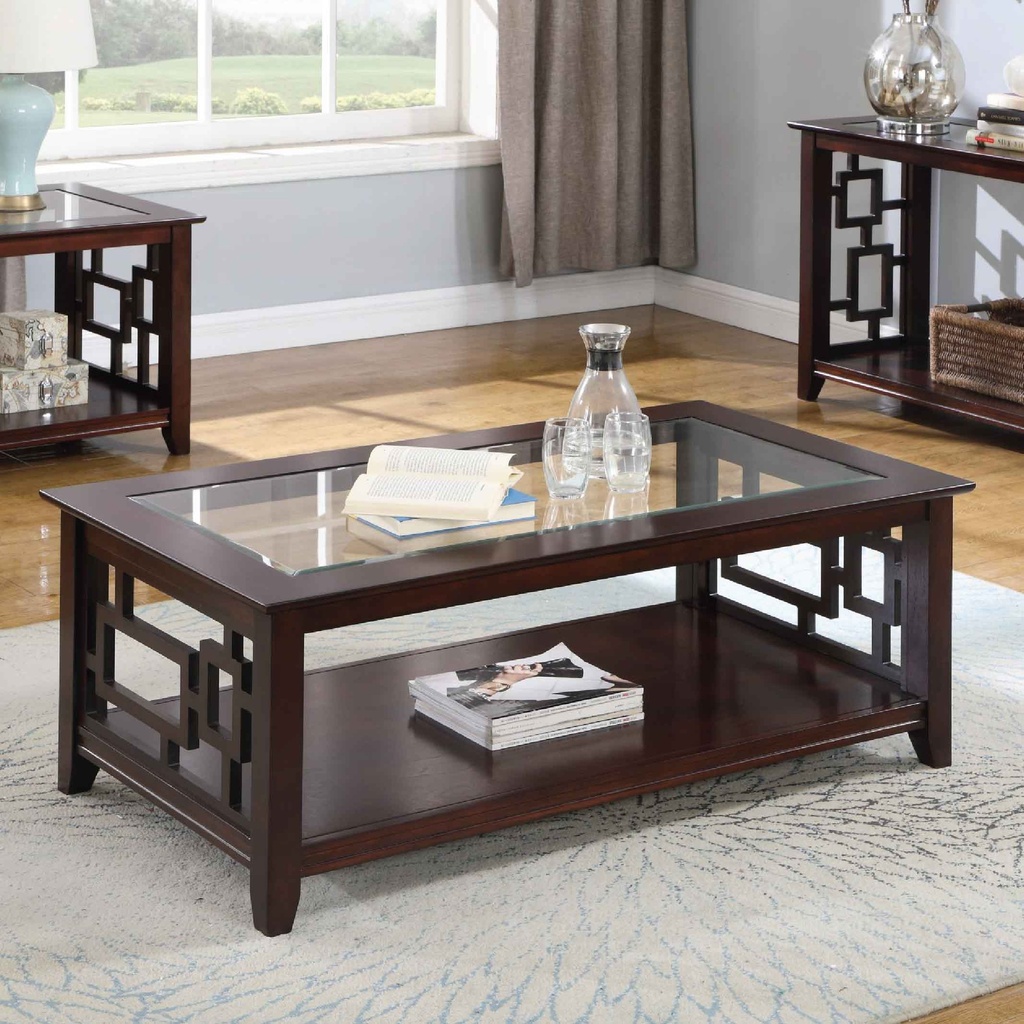 MESITA RECT HSC125# 127X68X48CM S/VIDRIO MADERA