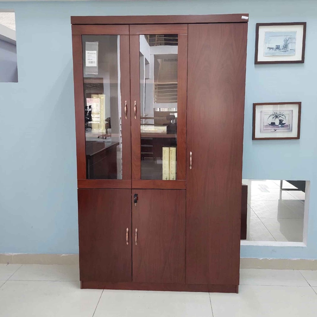 LIBRERO B-351(R)# 5P DERECHO 120X40X200CM WALNUT 2CJ