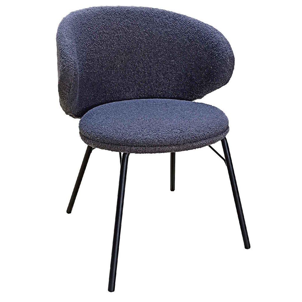 SILLA DE COMEDOR DC25# TEDDY DARK GREY#