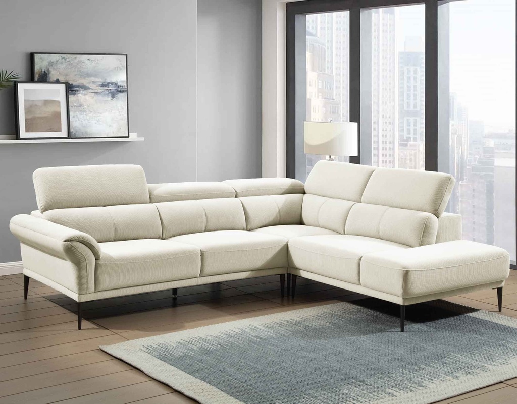 SOFA TELA L* LK6625# 2S+CR+CH 
