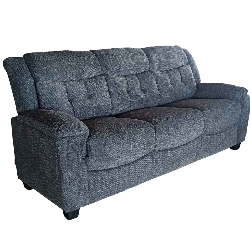 SOFA TELA 1010# 3PUESTOS GRIS 