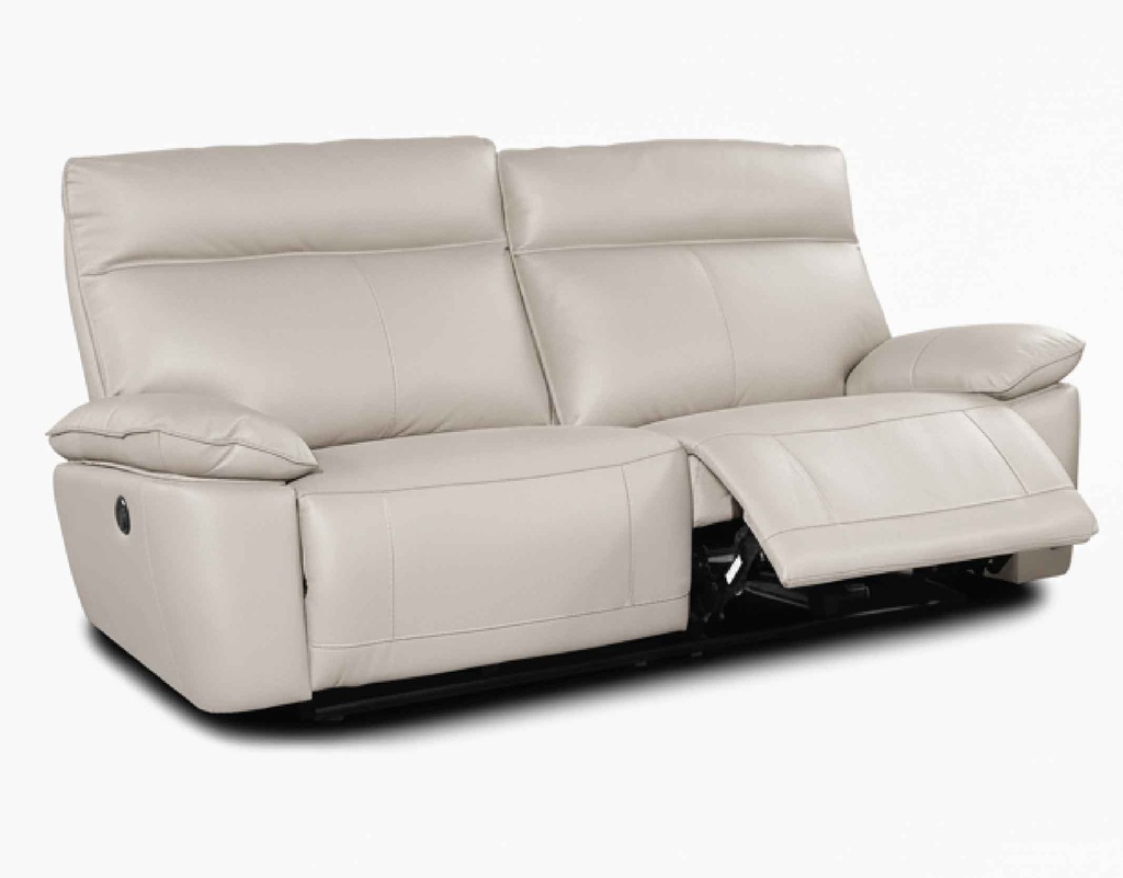 SOFA RECLINABLE CUERO/VINIL YB2475# 3 PUESTOS