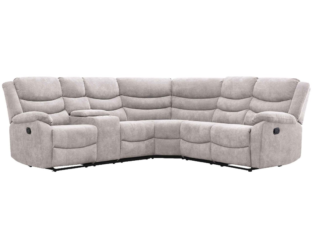 SOFA RECLINABLE TELA OVALADO RR5044BF52LC+61N+52R# CAMEL-C570#- 3PZ