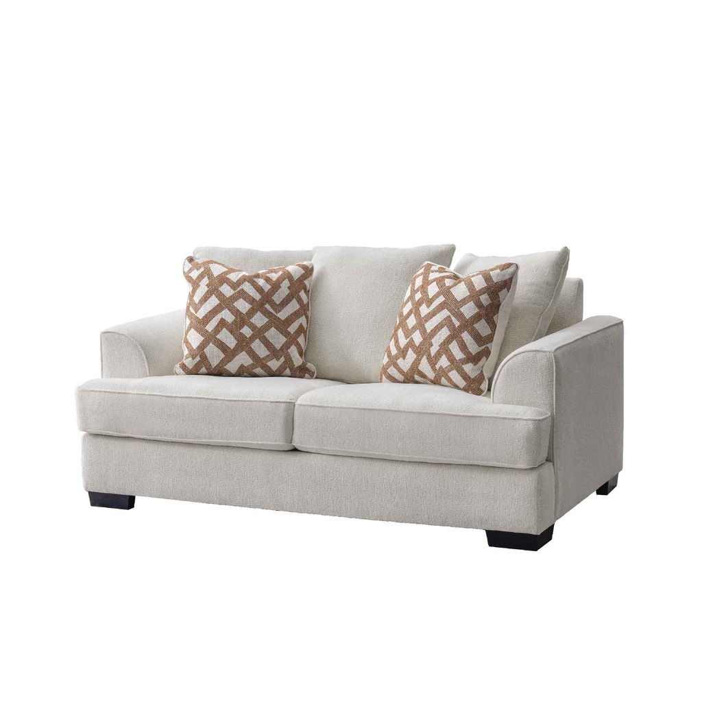 SOFA TELA XF64903# 2 PUESTOS CREMA# 
