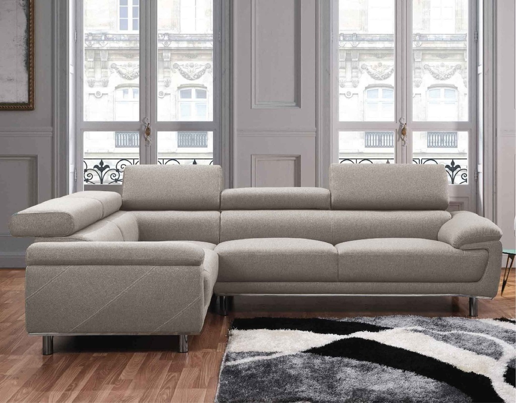 SOFA TELA L* LY8904# WZ2317-14# GRIS#  2S+CR+1S 3PZ