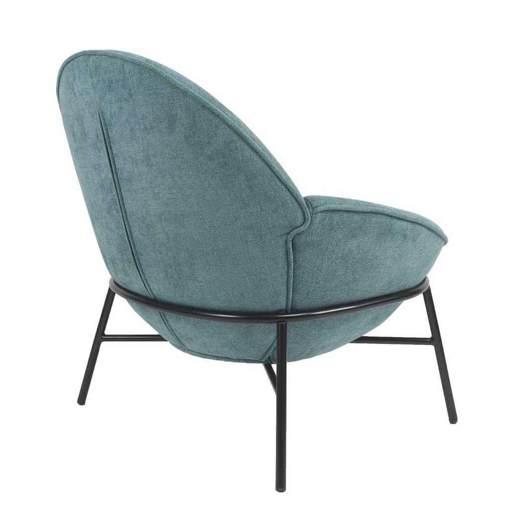 SILLA POLTRONA QH-8172SK# COLOR 546-16 AZUL #  PATAS DE METAL