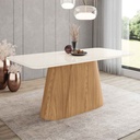 MESA COMEDOR OLIVIA ESQ REDON # SC120-127#  180CM