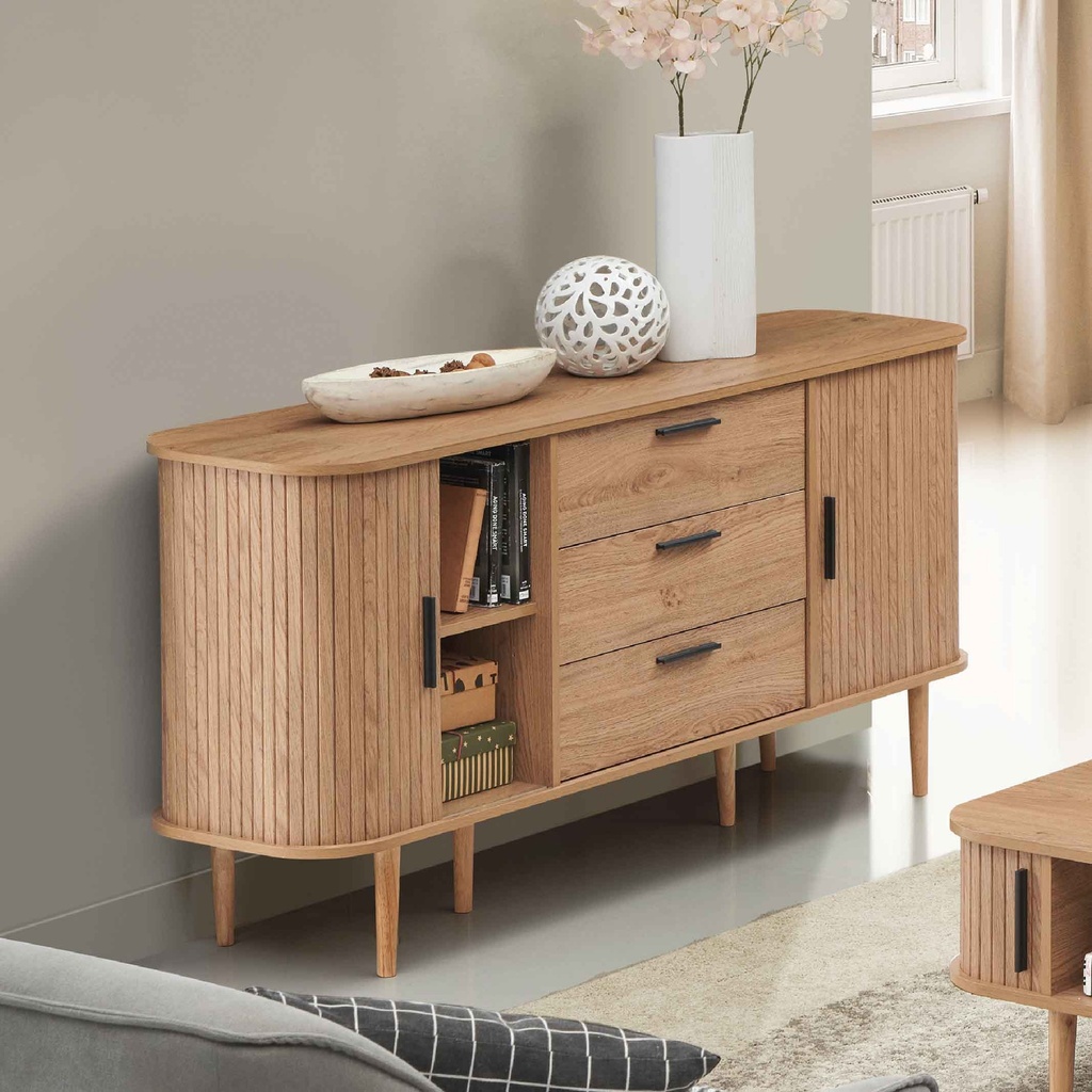 BUFETERO YUMA-MFC 1500# JS 23003-OAK 3D# 150X40X75CM 