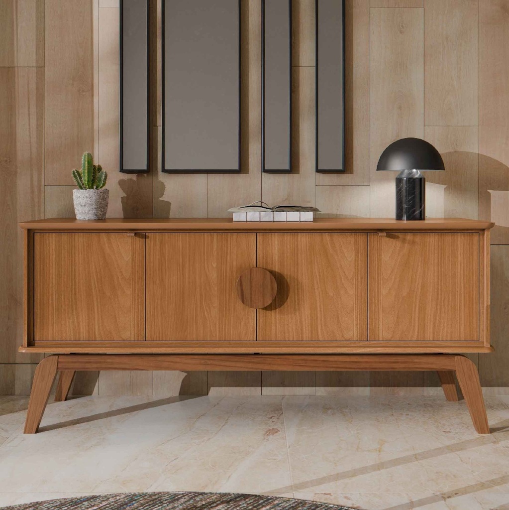 BUFETERO PARIS# 11741# NATURE 4PUERTAS 164X45X72CM
